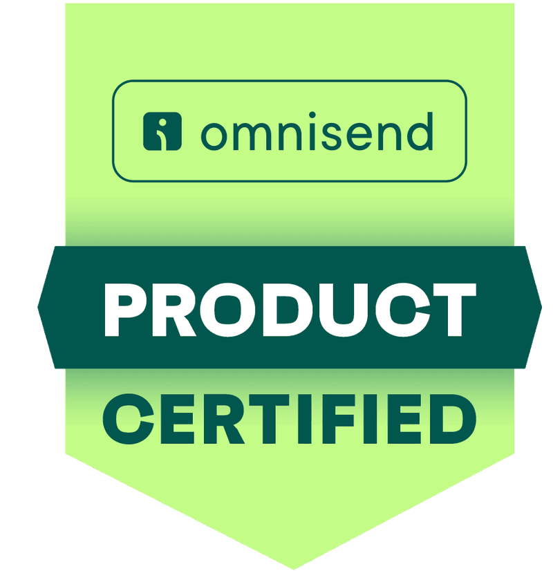 Omnisend Product Certified